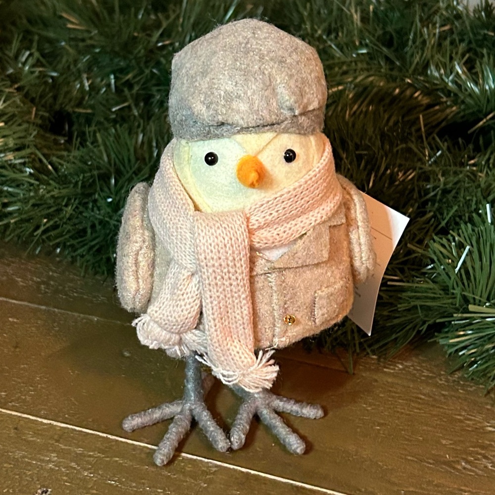 Featherly Friends MEPAK Winter Bird 2024 Target Wondershop. 6.5” Tall NEW